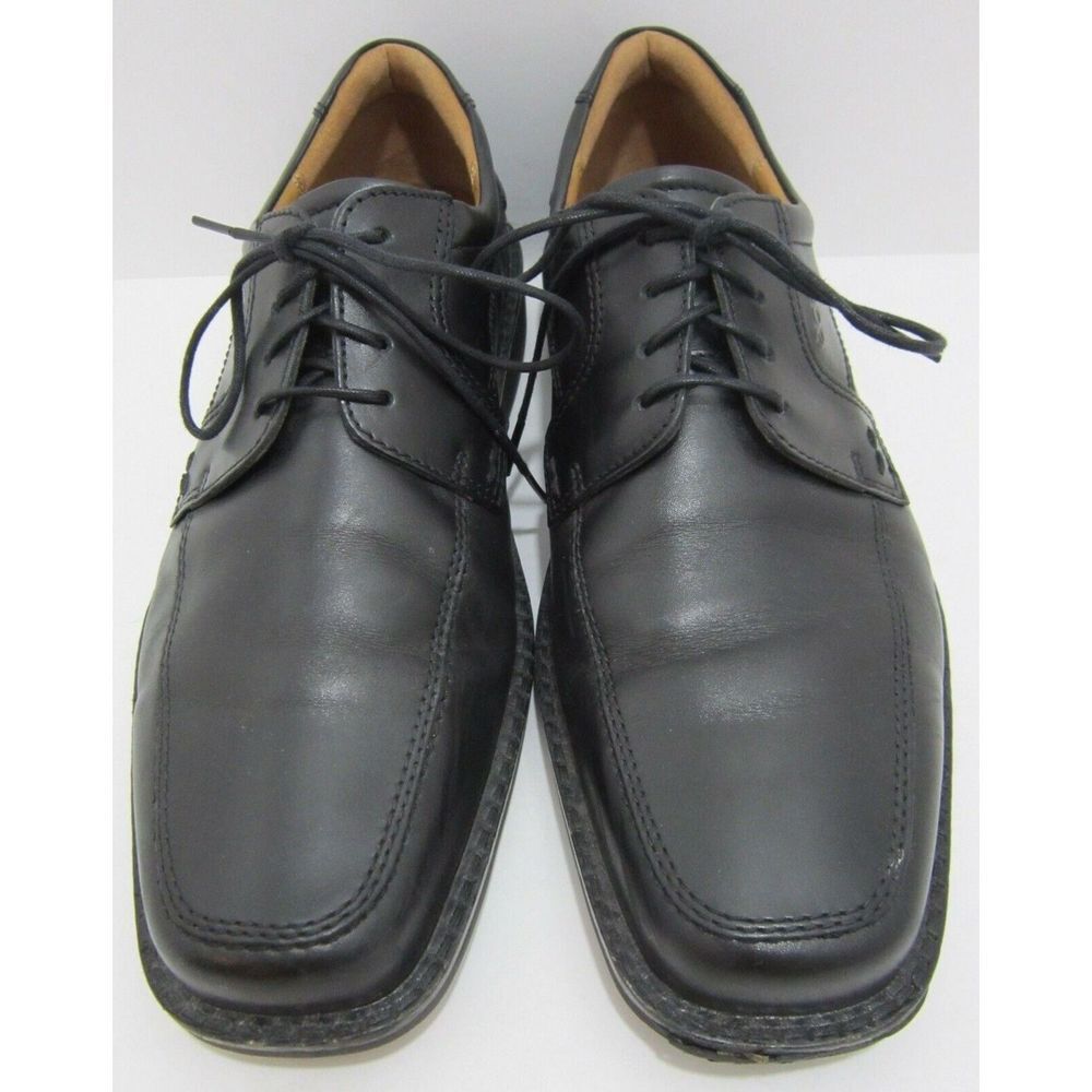 ECCO Seattle Black Leather Dress Oxfords Size 11 M